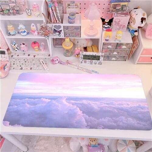 Ins Cartoon Girl Heart Super Large Table Mat Student Best-selling Waterproof Desktop Mouse Pad Xxl Custom Game Essential