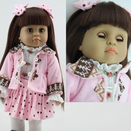 Cute Girl Dolls Realistic American Soft Baby reborn Dolls Lifelike Simulation Baby Play Dolls Fun Kids Toy Gifts Gift
