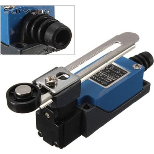 ME-8108 Rotary AC380V 6A 250V 10A Adjustable Waterproof Momentary Limit Switch Arm Yype Roller Lever For CNC Mill Laser Plasma