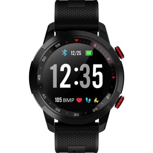 Men Full Screen Touch Smartwatch Weather Heart Rate Blood Pressure Control Music Smart Watch For IPhone Huawei Samsung Xiaomi