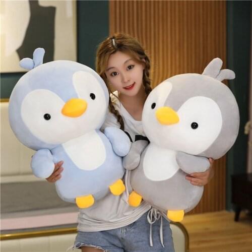 35cm-55cm New Super Soft Penguin Plush Toy Cute Cartoon Animal Penguin Stuffed Doll Girls Lovers Valentines Gifts Sofa Pillows