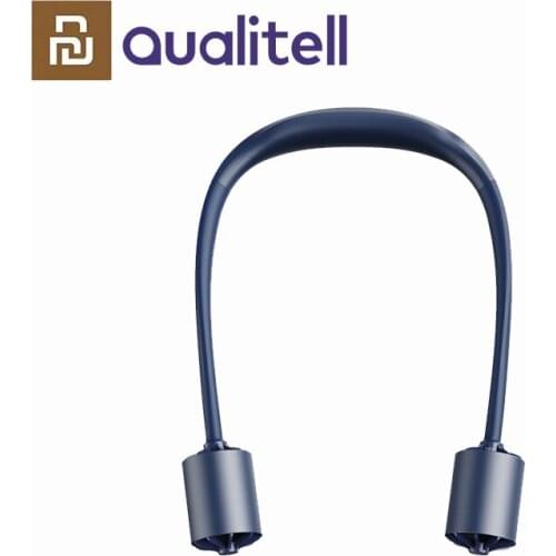 XIAOMI Youpin Zhiling Qualitell Portable Mini Neck Fan Type-C Rechargeable Turbine Fan Axial Air Duct Design For Home Office