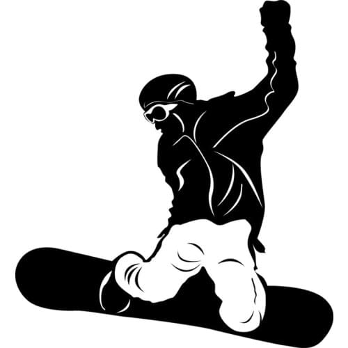 S51446# Various Sizes/Colors Car Stickers Vinyl Decal Snowboard Motorcycle Decorative Accessories Creative Laptop Helmet