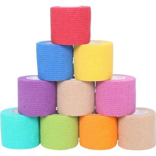 Self-adhesive Exile Bandage First Aid Kit Sports Gauze Veterinary Medical Tape Playing Volleyball Safety Protection Emergency