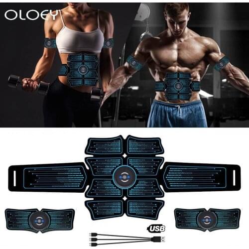 Abdominal Stimulator Muscle Trainer Exercise Bodybuilding Smart Massage Machine Wireless Workout Sport Press Fitness Equipment