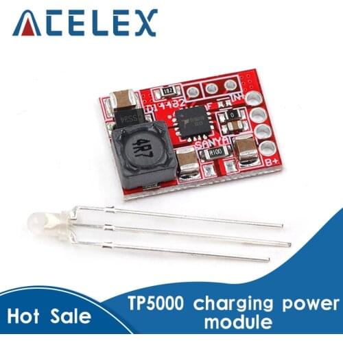 TP5000 4.2V/3.6V 1A Lithium Battery Charging Board Charger Module 4.2V 3.6V LiPo Li-ion Iron Phosphate Battery LED Indicator