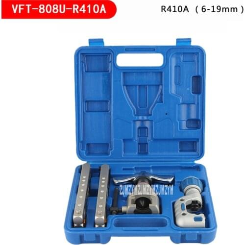 VFT-808U-R410A Flaring Tool Kit Set Hand Air Conditioner Copper Pipe Expander Manua Tube Expander Casing Roller Casing Swage