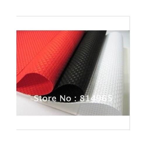 Top Grade 9 Count (9 CT) 50X50cm Aida Cloth Cross Stitch Fabric White/Red/Black Free Shipping