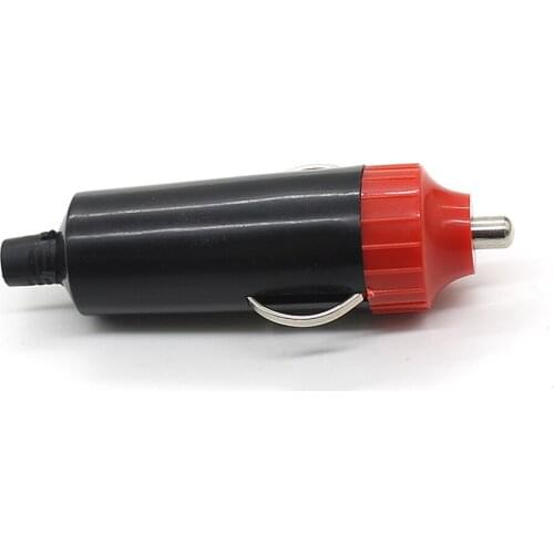 1 Piece 12V Male Car Cigarette Lighter Socket Plug Car Vehicle Power Source Motorcycle Accessory Plug Adaptor