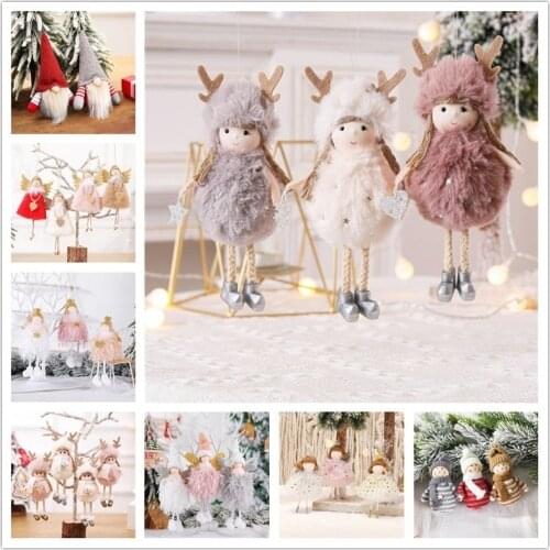 2022 New Year Gift Cute Christmas Angel Doll Xmas Tree Ornament Noel Deco Christmas Decoration for Home Natal Navidad 2021Decor