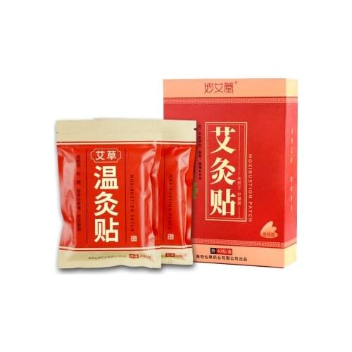 80 pcs wormwood warm moxibustion stickers shoulder neck moxa massage paste