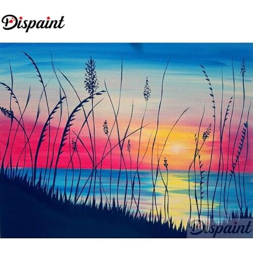 Dispaint Full Square/Round Drill 5D DIY Diamond Painting "Dusk scenery" Embroidery Cross Stitch 3D Home Decor A12798