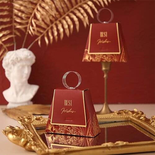 AVEBIEN Creative Bag Portable Wedding Candy Box Gift Bronzing Letters Packaging Paper Boxes Birthday Party Decorations Supplies