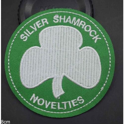 White Leaf Scream Horror Team Bus Bride of Chucky Scary Movie Jason Freddy Iron On Embroidered Clothes Patches For Clothing