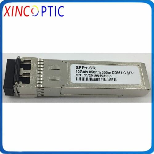 Free Shipping 10G Dual Fiber 850nm 300M MM LC SFP+ Module,10Gbps Multi Mode Duplex 850nm 300m DDM LC SFP+ Transceiver Module