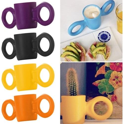 295ML Multifunction Big Ears Cup For Baby Adult Minimalism Water Bottle Anti-drop Handle Cup Milk Coffee Mug Drinking Cup Hot