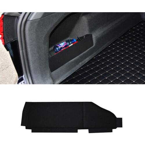 For VW Volkswagen Touareg CR 2019-2021 Car Accessories Flannel Auto Trunk Side Storage Organizer Board Baffle Partitions Plate