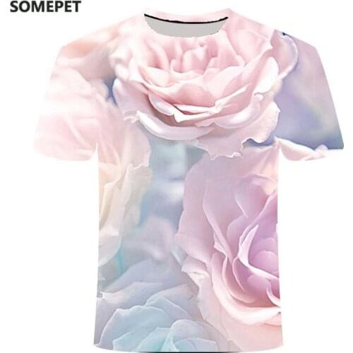 2020 summer mens new fashion popular casual 3DT shirt mens womens casual T-shirt cute funny short sleeve