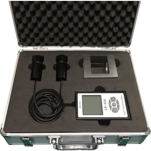 LH-220 Solar power meter Split light transmittance tester ,professional for glass/solar film/PVC light transmittance measurement
