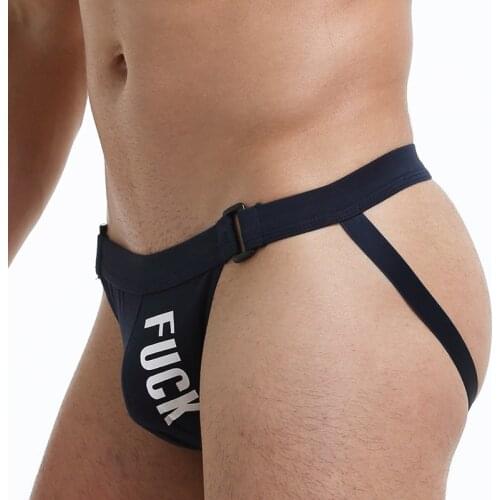 Sexy Gay Men Underwear Jockstrap Briefs Cueca Male Panties G String Thongs Men G-Strings Gay Penis Pouch Men Underpants