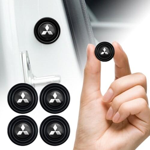 4/8Pcs Car Door Shock Absorber Stickers Universal Buffer For Mitsubishi Lancer ASX Mirage Pajero Sport Xpander Attrage Eclipse