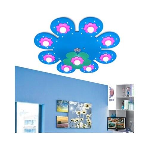 Authentic light kindergarten theme LED ceiling lamp flower originality lamp girl bedroom ceiling light ya73120