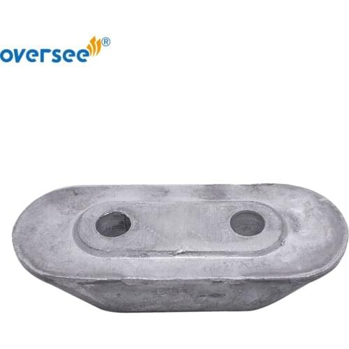 6E0-45251 Outboard Anode Plate Small Zinc 6E0-45251-12 For Yamaha Outboard Parts 2T Parsun Hidea Powertec 4-15HP