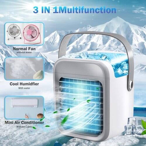 Portable Air Cooler Household Multifunctional Humidifier Purifier Usb Desktop Air Conditioner Fan Humidifier Purifier Fan#g4