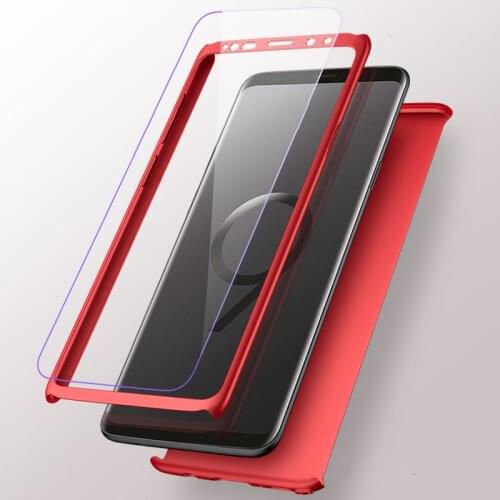 360 Degree Shockproof Phone Case For Samsung Galaxy S9 S8 Plus Note 5 8 9 Cover Full Body Protect For Samsung S7 Edge S6 Cases