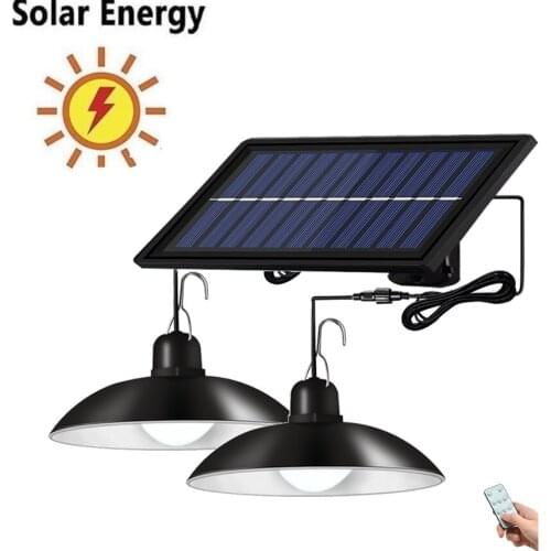 Retro Lampshade Solar Light Chandelier Hanging Solar Lamp 3 Meters Cord Traditional Edison Bulb Hanging Solar Garden Light 3/6M