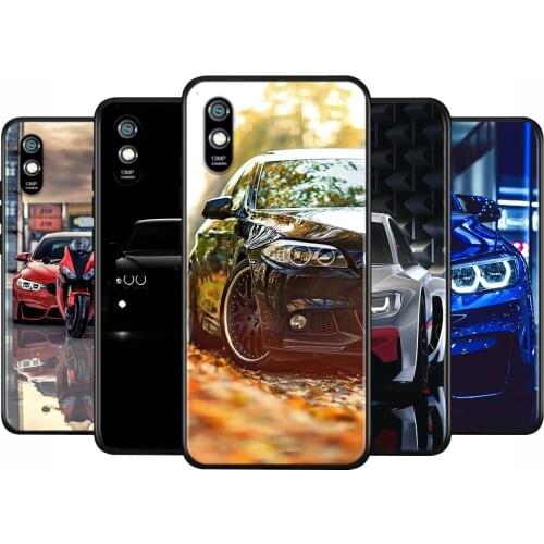 Silicone Cover Blue Red Cool Car For Xiaomi Redmi 10X 9 9T 9C 8 7 6 Pro 9AT 9A 8A 7A 6A S2 GO 5 5A 4X Plus Phone Case Shell