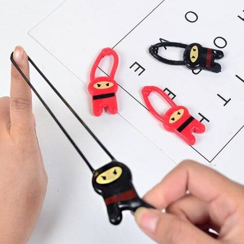20pcs Funny Laugh Rubber Flicking Toy Flying Finger Toy Stretchy Game Sticky Decompression Toys For Kids Adults Children
