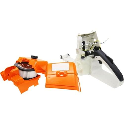 Rear Handle Fuel Tank Air Filter Cover & Shroud Top Cover for STIHL MS440 Chainsaw