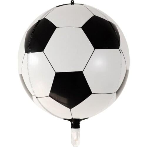 1pc 22inch 4D Football Foil Helium Balloons Mylar Balloon Wedding Baby Shower Kids Toys Birthday Party Decorations Air Globos