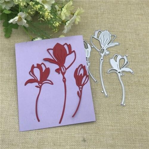 3Pcs Flower decoration Metal Cutting Dies for DIY Scrapbooking Album Paper Cards Decorative Crafts Embossing Die Cuts