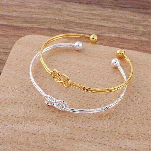 50pcs Fashion Charm Bangle Korean European and American Wire Wrapped Bangle Wrist Bracelet