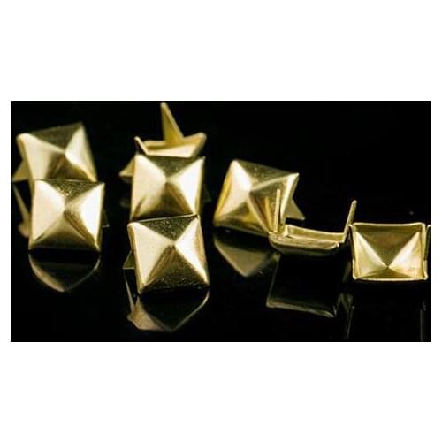 500 Pcs / Lot 6mm Square Four Claw Rivets Nails Buckles For Handbag Shoes Belt Clothing Leather Crafts Decoration Accessories