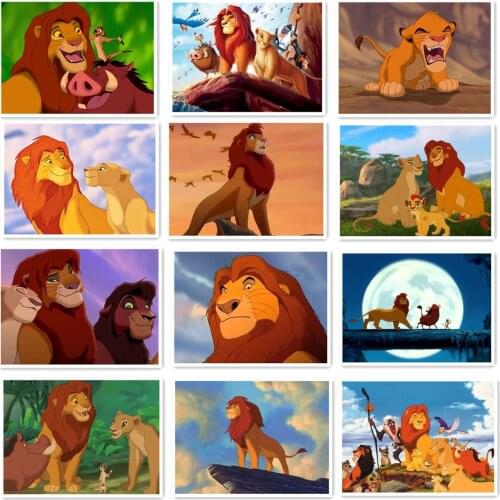 5D Diamond Painting Disney Lion King Simba Cartoon Cross Stitch Animation Cute Gift Children Home Decoration Embroidery Girl Boy