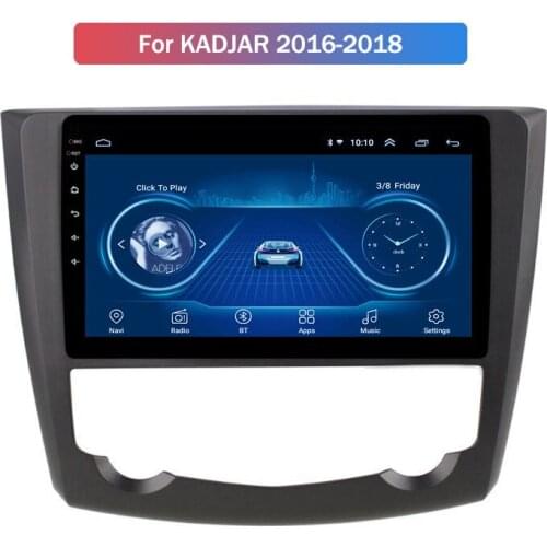 For Renault Kadjar 15-18 Navigation Android Car GPS Navigation Android 9 Car Radio GPS Multimedia Player 9'' 1GB RAM 16GB ROM
