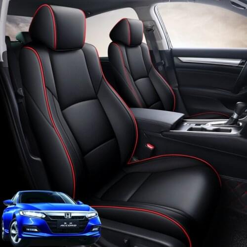 Car Special Car seat covers For Honda Select Accord 2018 2019 2020 2021 years 10th Generation Accord custom made leather Styling