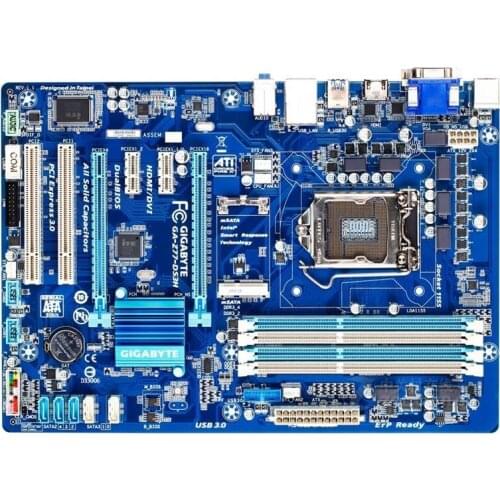 For Gigabyte GA-Z77-DS3H Original Used Desktop Motherboard Z77-DS3H Z77 Socket LGA 1155 DDR3 On Sale