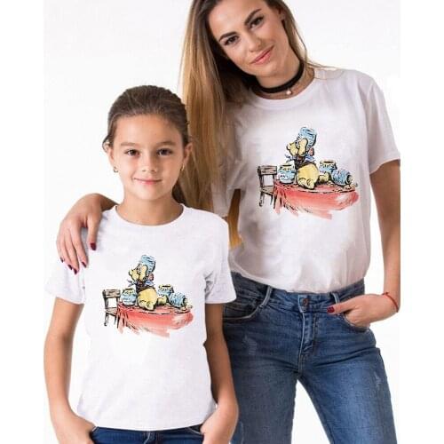 Winnie The Pooh Disney T Shirt Family Matching Clothes Mother Daughter Father Son Family Matching Clothes Family Look Outfits