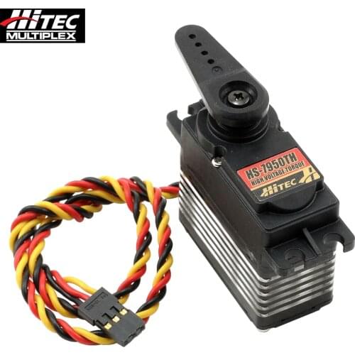 Hitec HS-7950TH HS7950TH 6.0V~7.4V Titanium Actuator Torque Metal Gear Digital Servo For Aircraft Monster Trucks 4WD Car Toys
