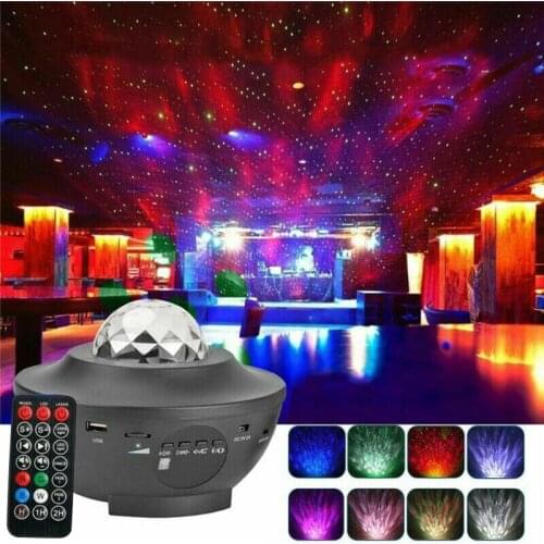 Mayitr Laser Light Flame Water Mark Laser Light USB Powered Star Projector Night Light bluetooth Music Party LED Laser Lamp
