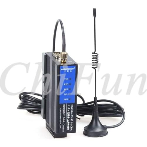 LORA wireless serial port PLC remote communication debugging control module RS232 RS485 RS422 TO LORA Data Transceiver