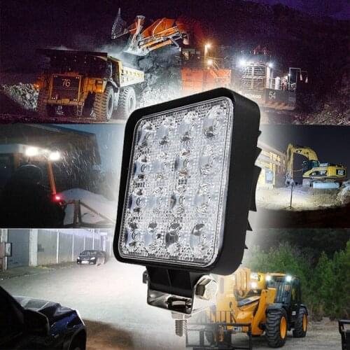 48W Light Bar Led Fog Light LED Car Work Light With Holder Assembly For 4x4 Offroad Car Truck Tractor Boat Trailer SUV ATV