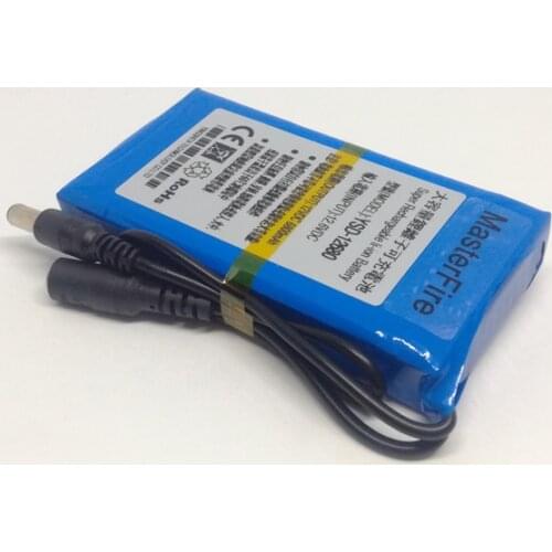 MasterFire Portable Super YSD-12680 12V 6800mAh Rechargeable Li-ion Battery Lithium-ion Batteries Pack For CCTV Camera