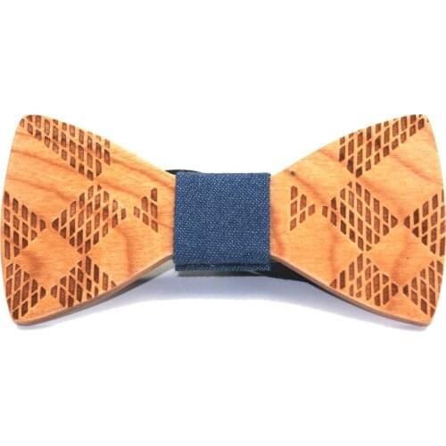 Fashion Western Wood Gentleman Bow Ties Handmade Butterfly Wedding Party Bow Ties Butterfly Wooden Unique Tie for Man