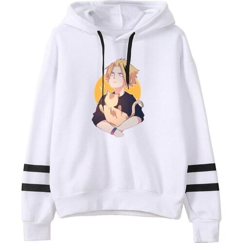 My Hero Academia denki kaminari print Autumn and Winter Holiday Preppy Casual Streetwear HIP HOP Kawaii Style Men/Women