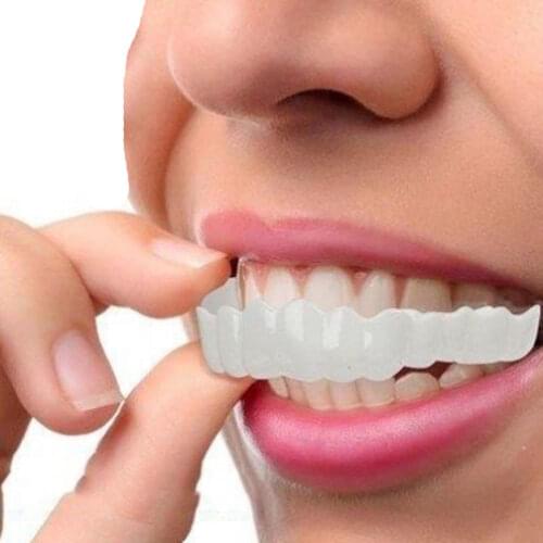 Oral Hygiene for Bad Teeth Smile Veneer No-Toxic Practical Plastic Smile Fake Tooth Cover Orthodontic Braces
